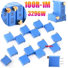 3296W Potentiometer TrimPot Multiturn Variable Trimmer Variable Resistor 100R-1M