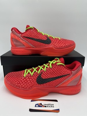 Mens Size 11 - Nike Kobe 6 Protro Reverse Grinch Red Green (LFV4921-600) NEW!