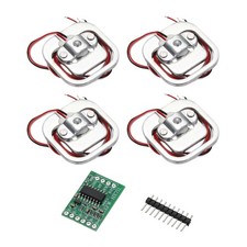 4 Set Human Scale Load Cell Sensor 50KG HX711 Weight Sensor Module 16x24mm
