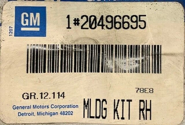 Aplique Pontiac 6000 1984-1988 20496695 - nuevo OEM Foto 3 de 3