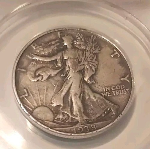 1938-D 50C ANACS VF 20 Details Liberty Walking Half Dollar - Picture 3 of 6