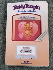 Vintage Teddy Ruxpin Adventure Series Grubby's Romance Book and Cassette Tape