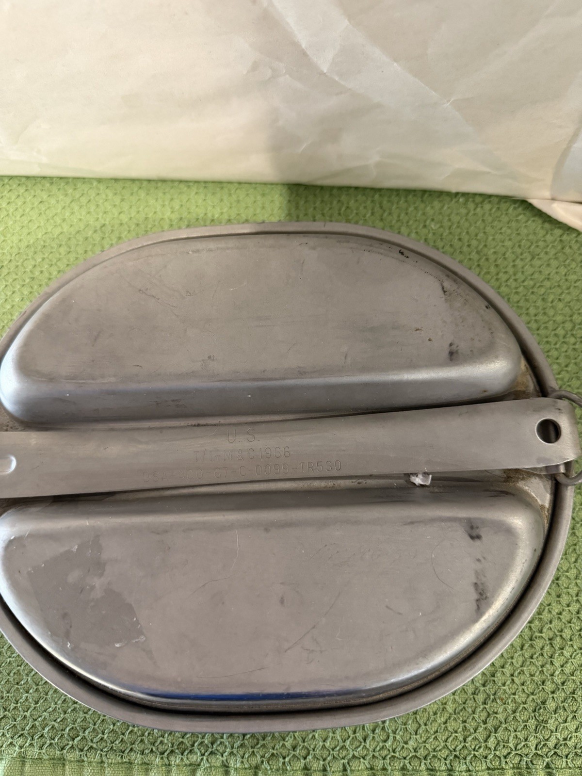 Tmess Kit Unissued USGI Vietnam 1966 dated mess kit | eBay