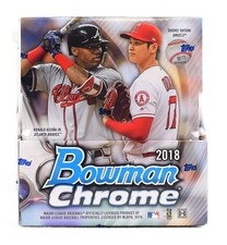 2018 BOWMAN CHROME BASEBALL HOBBY BOX