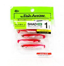 Fish Arrow Soft Bait Flash J Shad SW 1 Inch 5pcs Per Pack 153 (4774)