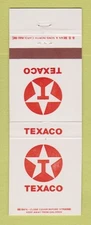 Matchbook Cover - Texaco oil gas