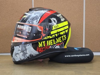MT Thunder 3 Sniper Motorradhelm schwarz fluo gelb - Large