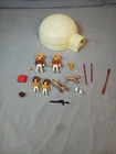 Playmobil 1985 Vintage 3465 Artic Eskimo Inuit Family Dogs Igloo Incomplete Set