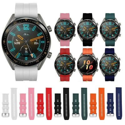 For Huawei Watch GT 4 3 2 46mm Watch 4 3 Wrist Watch Band Silicone Sports Strap