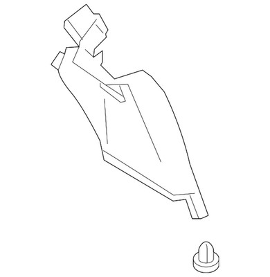 Genuine Nissan Body D-Pillar Trim Panel 76937-1LZ0A