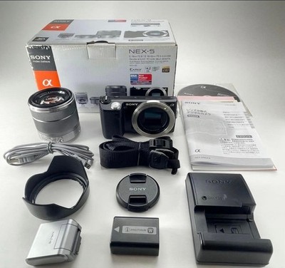 SONY α Series NEX-C3K Compact Digital Camera HD Video with Accessories