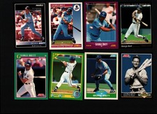 George Brett  1988 1989 1990 1991 1992 Score Pinnacle Baseball Cards