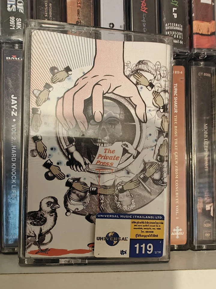 DJ Shadow The Private Press FULLY PLAY GRADED cassette album ** ref images  - Image 3 of 4