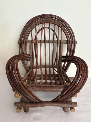 Childrens Handmade Armchair Willow Bent Wood