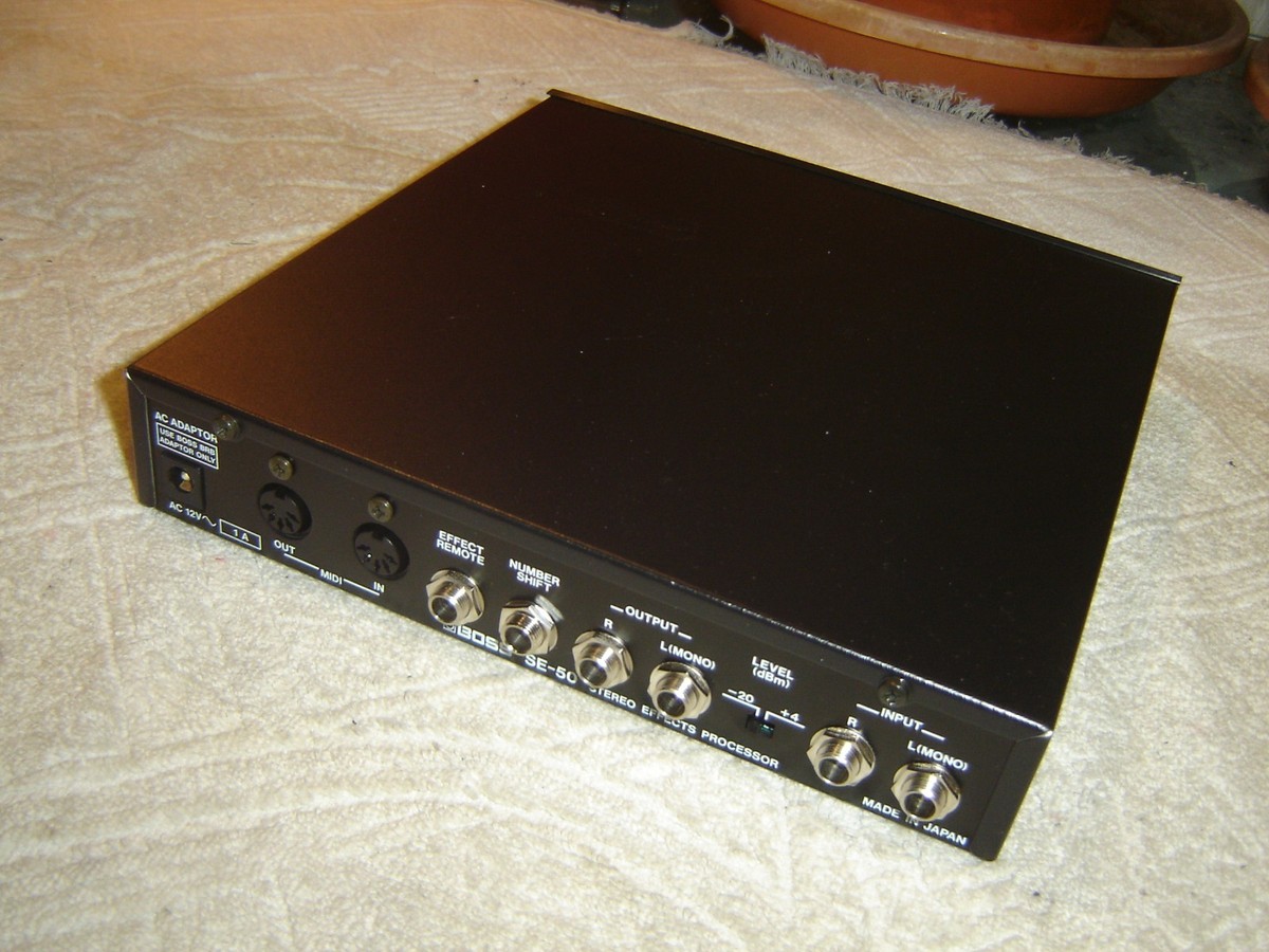 Boss Pro SE-50, Stereo Effects Processor, SE50, FX, Vintage Unit
