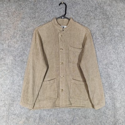 Engineered Garments Jacke Gr. XS Beige Nehru Chore Utility Shacket HBT USA