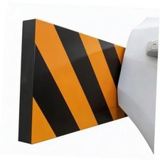 Garage Wall Protector Car Door Protectors Foam Wall 2-Pack Black Reflective