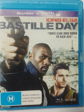 Bastille Day (Blu-ray, 2016) Idris Elba Region B 9317731124389 Blu Ray VGC(#208)