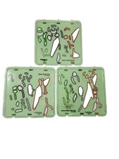 Set of 3 Mattel 1969 PICTURE MAKER vintage Famous Planes picture Stencils only