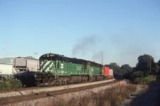 BN 5127 & 1 ON CSX X-130 ACTION 199 CSXT BURLINGTON NORTHERN ORIGINAL SLIDE