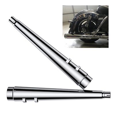ANIT 4.4'' Slip Ons Megaphone For Harley Exhaust 95-16 Street Glide FLHX