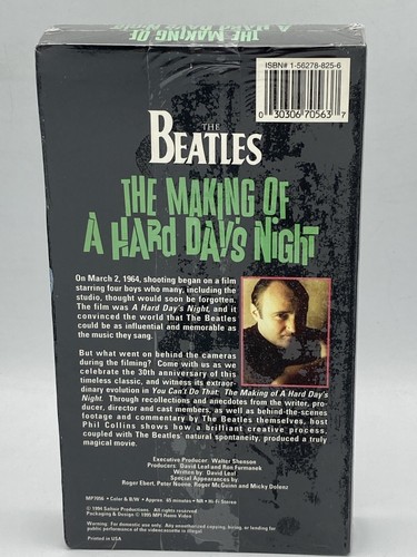The Beatles The Making of A Hard Day's Night VHS 1995 New Tower Records - Imagen 2 de 5