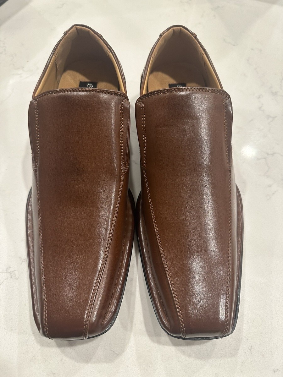 Bruno Marc Square Toe Loafers Mens Slip On Dress Shoes For Men