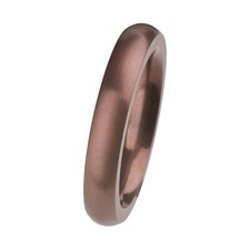 Ernstes Design Ring R281 4 mm Edelstahl Altbronze beschichtet Weite 48-65  neu