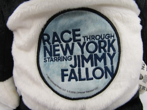 Jimmy Fallon Panda Bear Backpack Race Thru New York Plush Universal TV 2017 23” - Picture 2 of 6