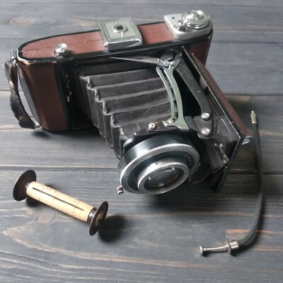 Moskva-1 Vintage Camera 6x9cm USSR 1946-1949 year.