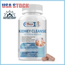 120PCS Capsules Kidney Cleanse Natural Detox & Repair Dietary Supplement