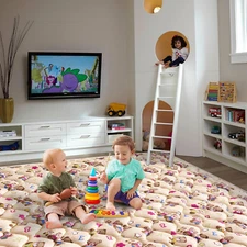 71" X 59" Baby Play Mat, Premium Thick Foam, Extra Large, Anti-Slip Crawling Mat