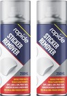 2 x 250ml Sticker Gum Goo Remover Spray Can Label Tags Strong Adhesive Residue