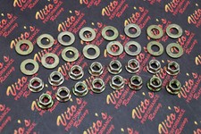 16 x Vito's wheel nuts YAMAHA Raptor Banshee front rear hub washers lugnuts NEW