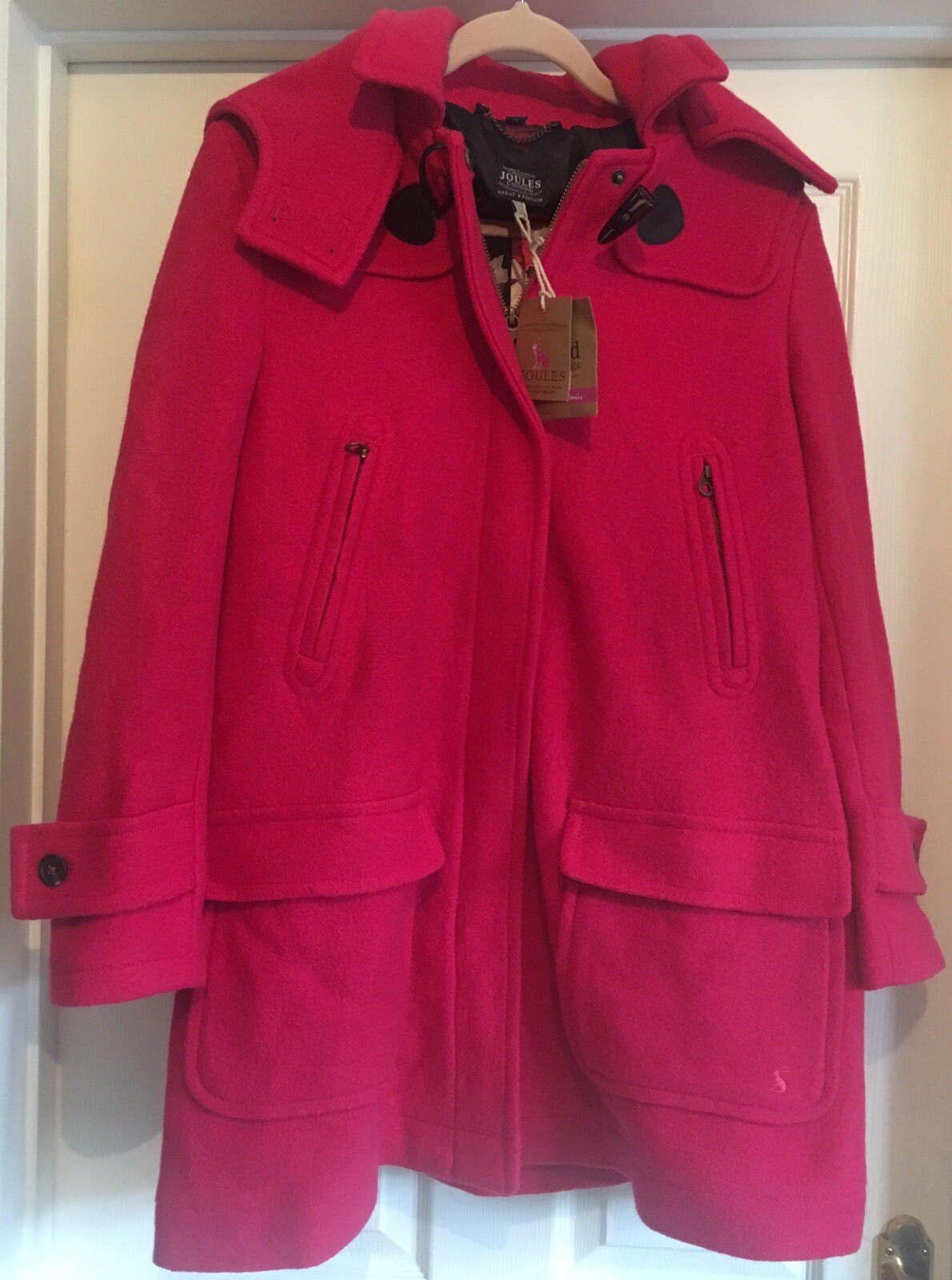 BNWT Joules Woolsdale Lined Duffle Coat 