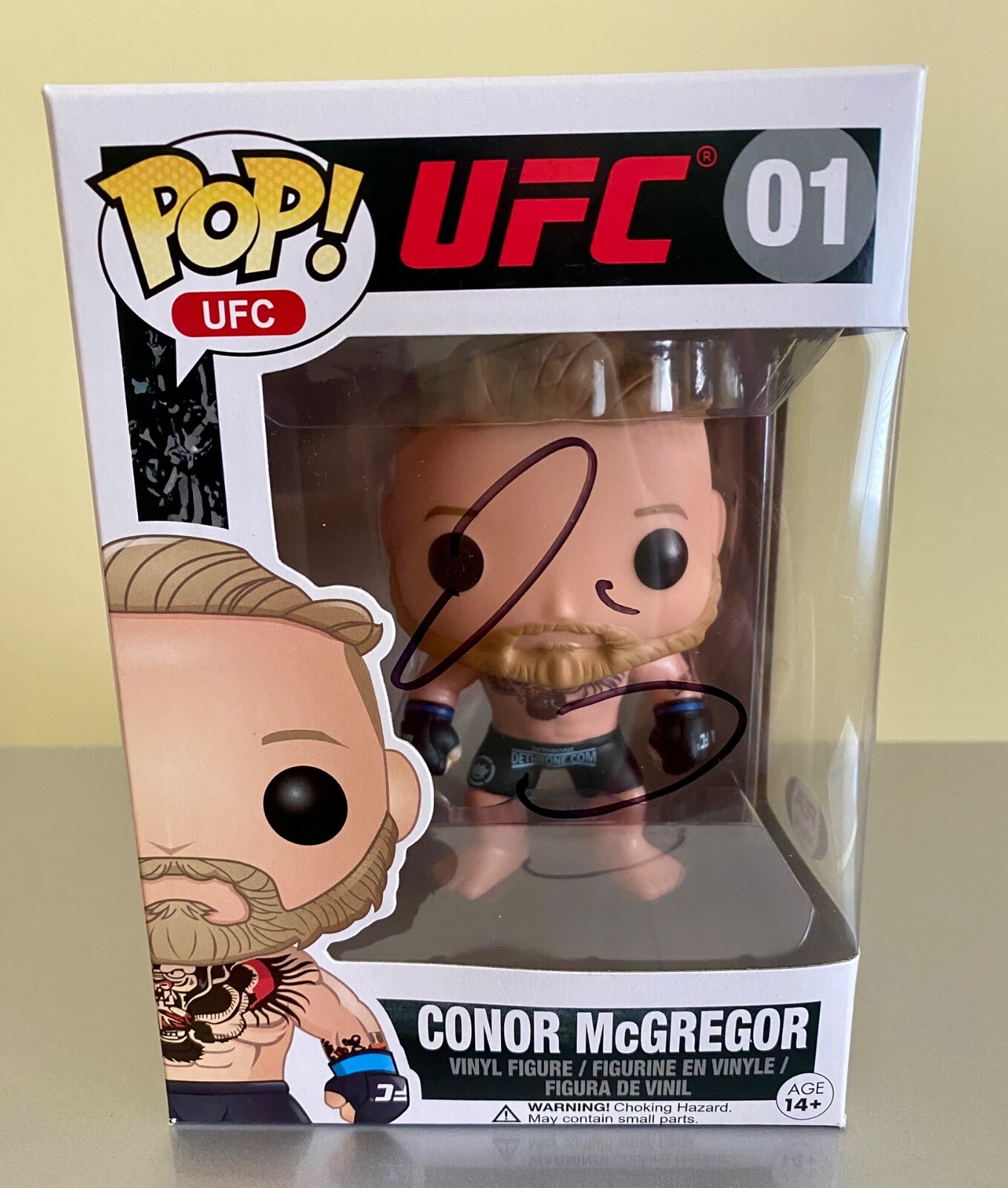Dana White UFC Conor McGregor #01 Signed Autographed Funko Pop PSA COA RARE A