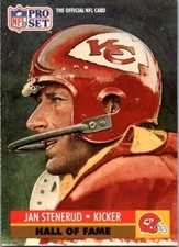 1991 Pro Set #31 Jan Stenerud