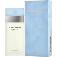 DOLCE & GABBANA LIGHT BLUE 3.3 oz PERFUME for WOMEN 3.4 EDT NEW RETAIL BOX