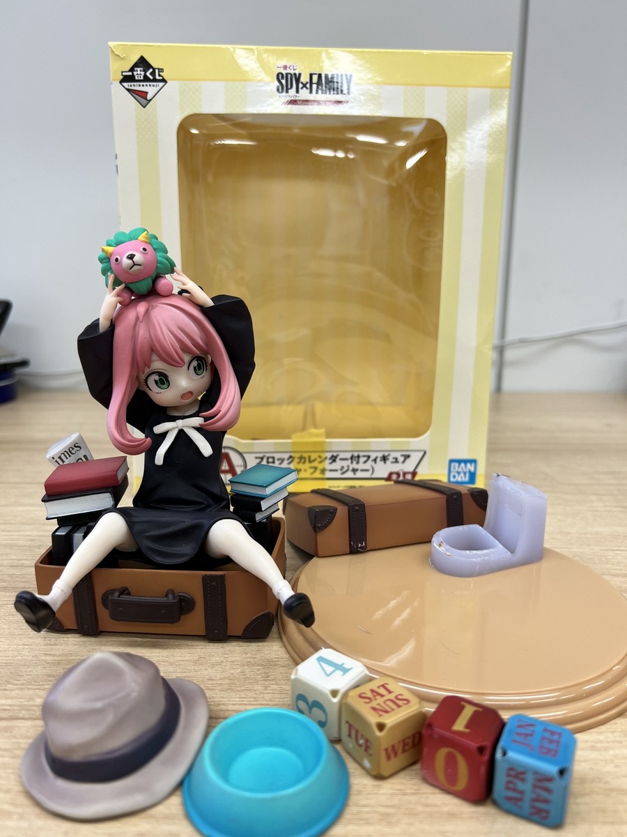 Damaged item Anya Block Calendar Figure Spy x Family Ichiban Kuji