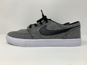 nike sb portmore ii all black canvas skate shoes