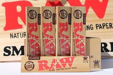 RAW King Size Slim Rolling Paper Classic 5 Packs