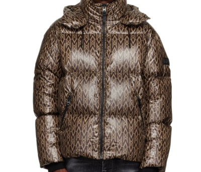 Mackage Men's Coffee Kent MG  Down Jacket Size 42.