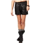 Elegant Women Real Genuine Lambskin Leather Shorts Stylish and Comfortable Style