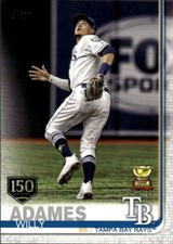 2019 Topps Willy Adames #562 150th Anniversary Tampa Bay Rays 13A