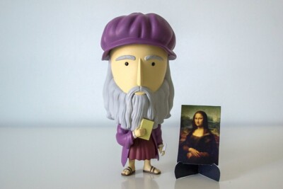 Today Is Art Day Leonardo da Vinci Art History Heroes Collectible Art Figure New
