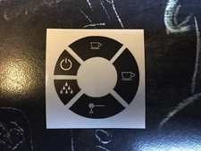 Jura Impressa C9 One Touch Button Symbol Decal Sticker **Premium Quality**