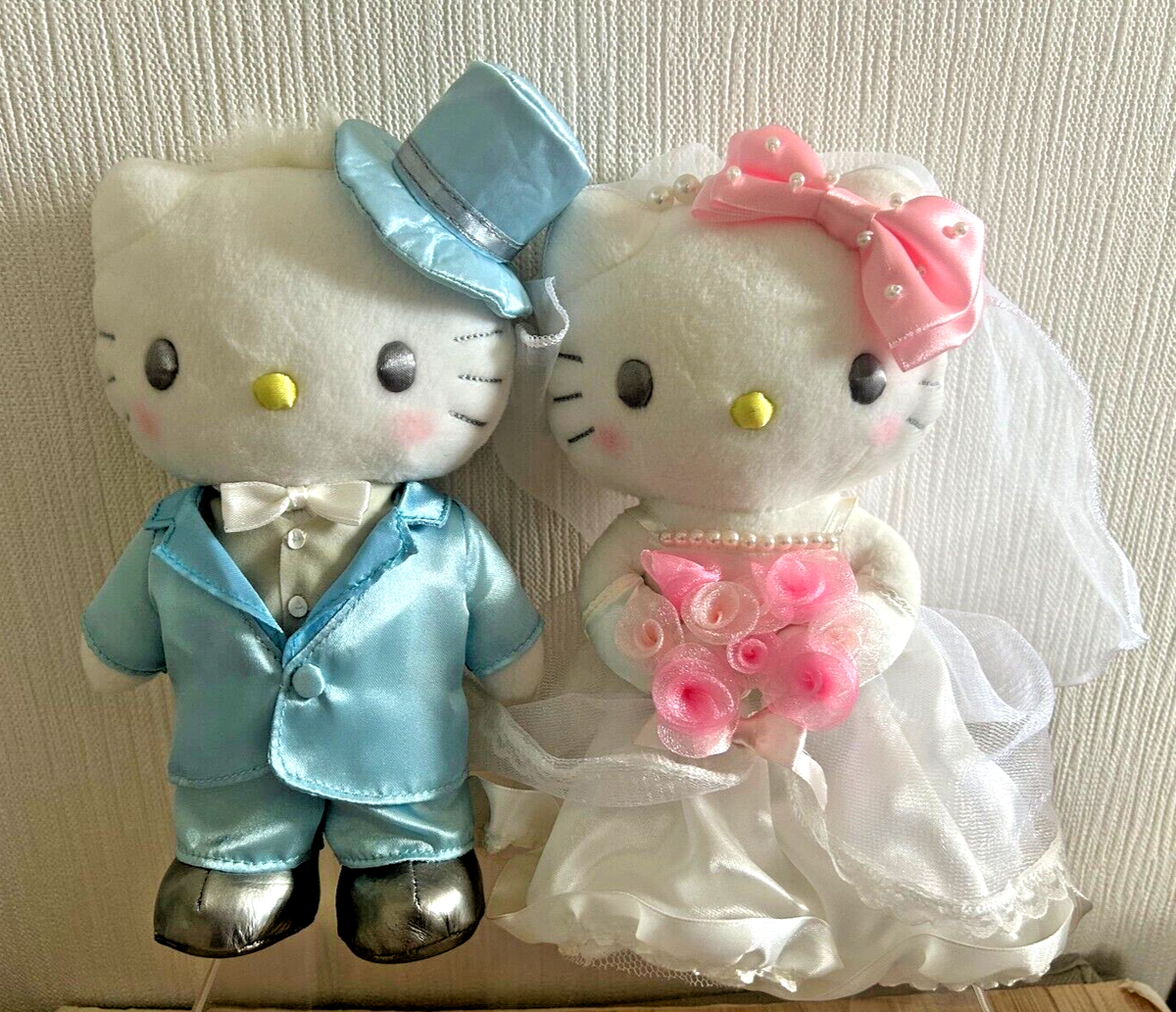 Hello Kitty & Dear Daniel Wedding Doll Bridal Plush Doll with Box