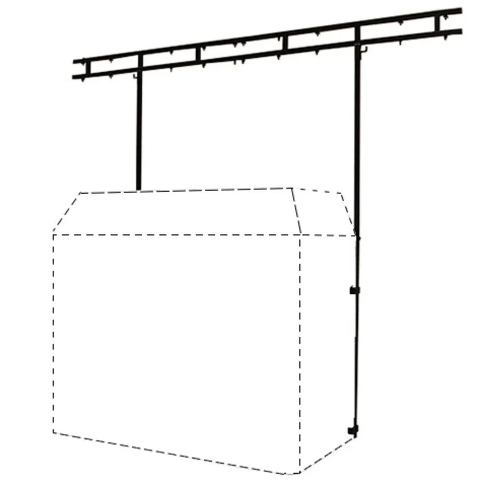 Gorilla DJ Booth Truss Overhead Lighting Kit Disco Stage Gantry Lighting