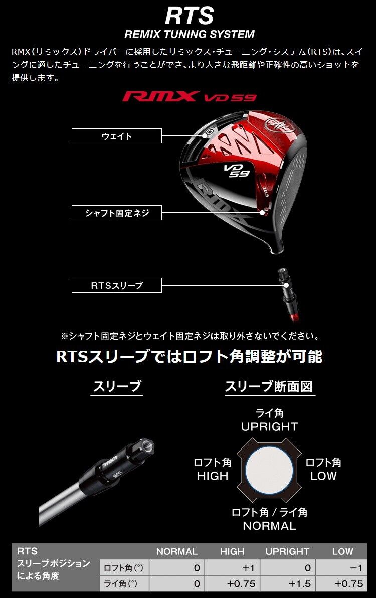 Yamaha RMX 10.5 VD59 Flex S SR R Diamana YR 50 Driver Golf Club 2022 Japan  New