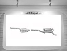 Auspuffanlage f&uuml;r Mercedes 190 W201 2.5 D Auspuff Endtopf Mitteltopf